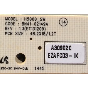 BOTON DE ENCENDIDO VIZIO 48.76N18.011 / MODELO E480I-B2